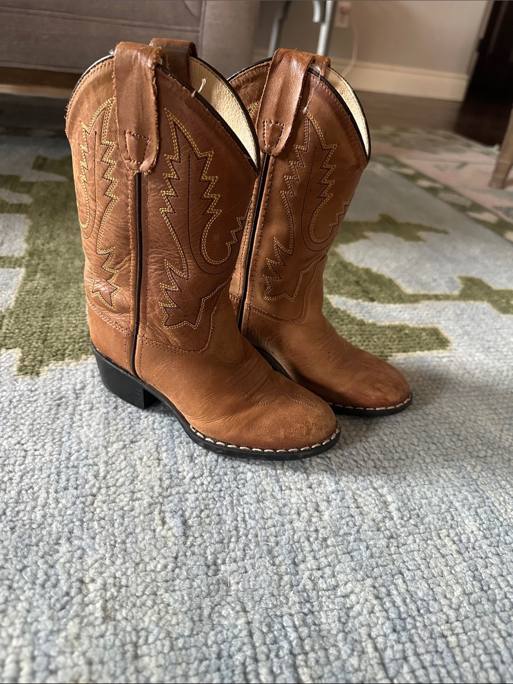 Kids Brown Cowboy Boots - Classic Western Style